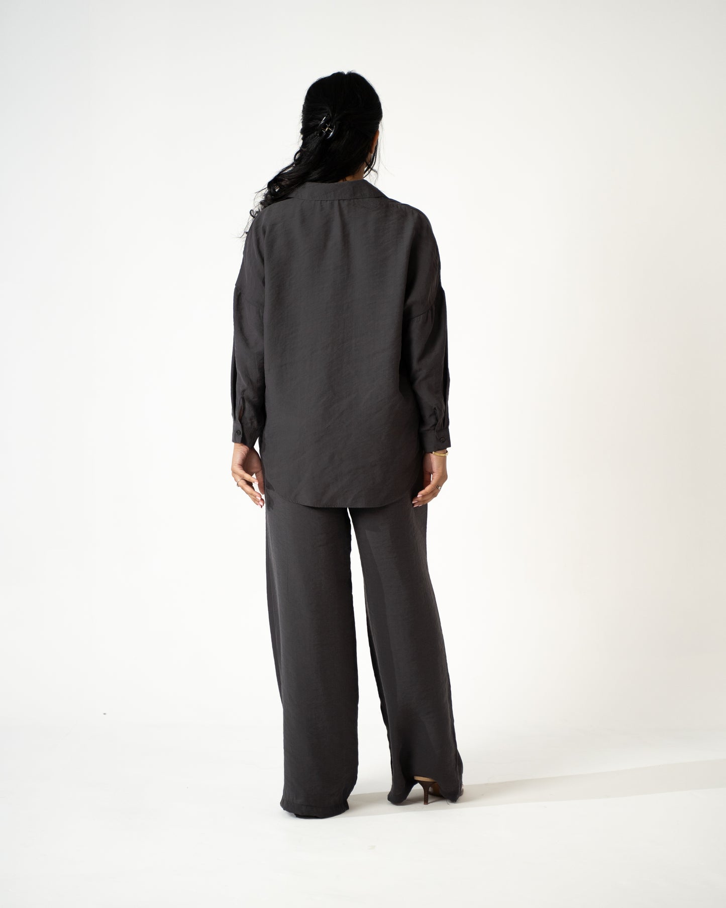 The Everyday Co-Ord Set – Modal Collection | Charcoal - Brand By BIBI