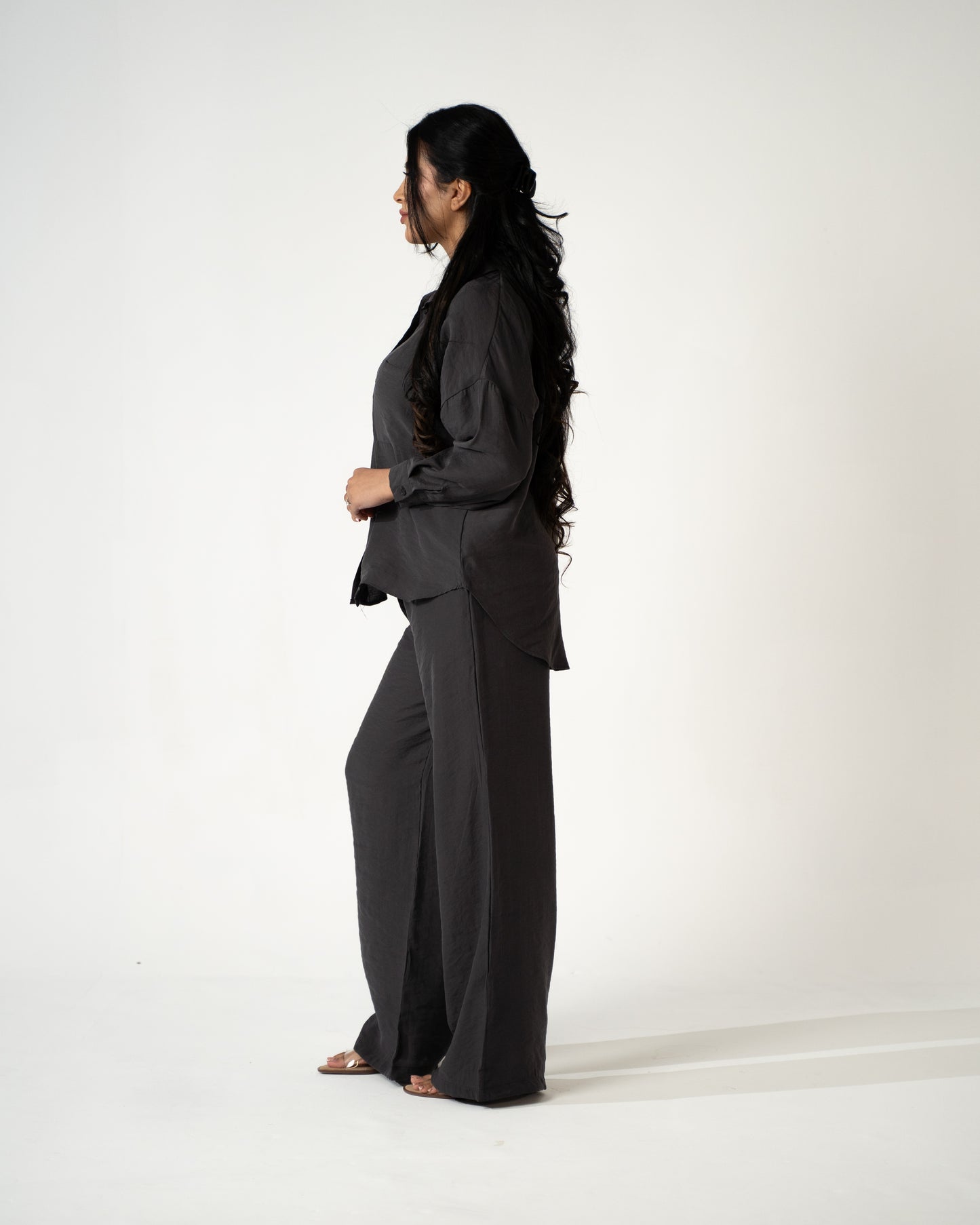 The Everyday Co-Ord Set – Modal Collection | Charcoal - Brand By BIBI