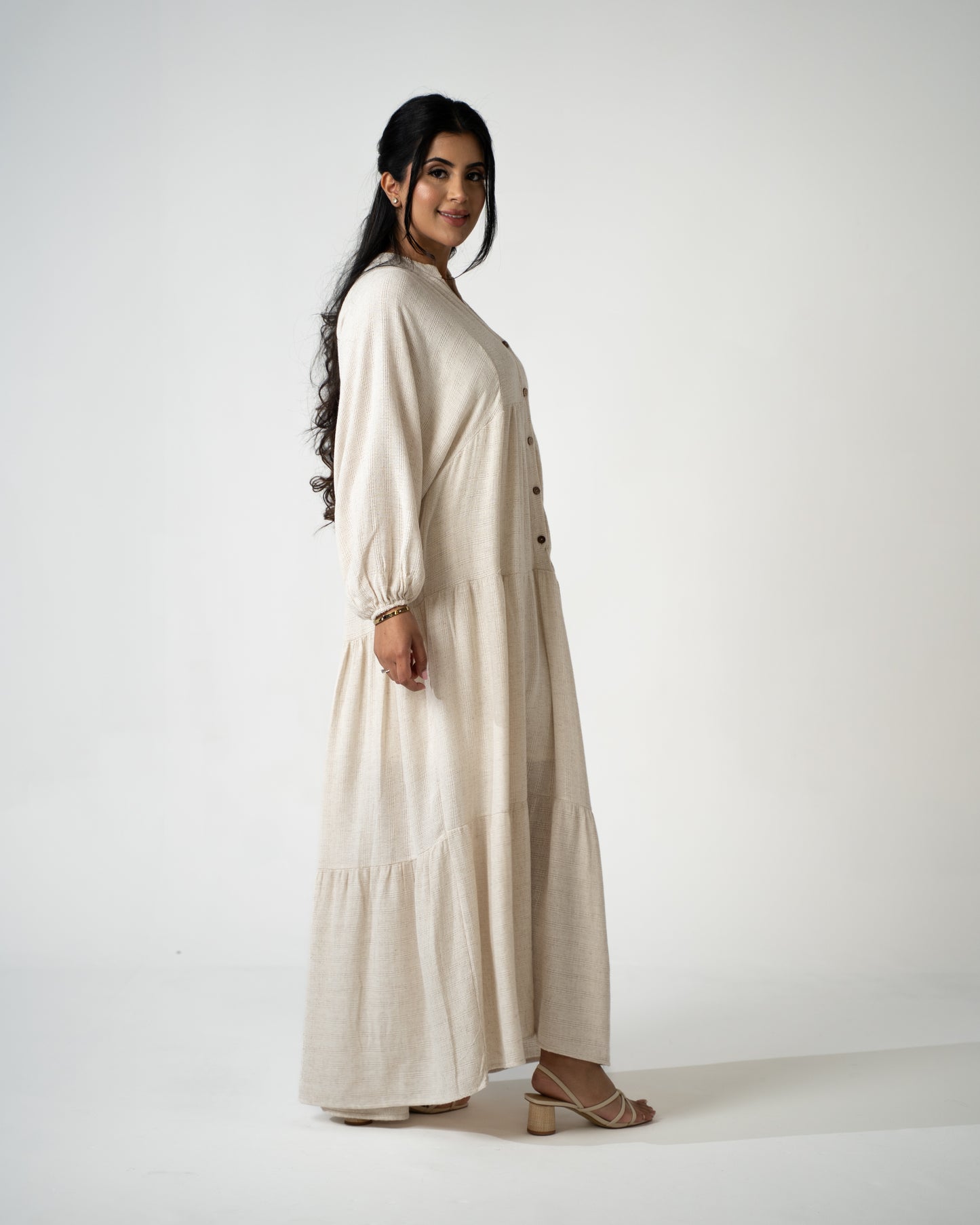Luma Linen Maxi Dress - Sandstone - Brand By BIBI
