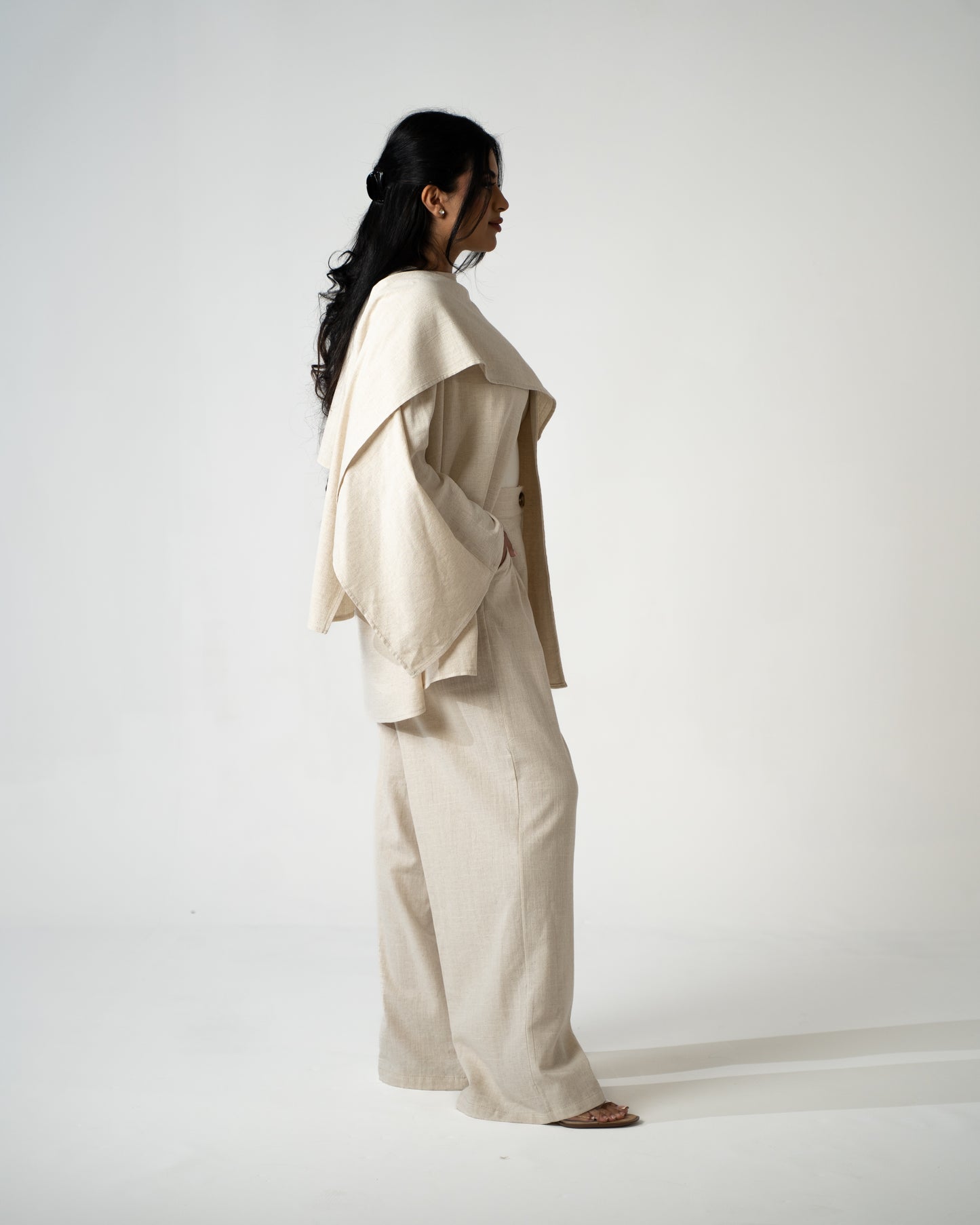 The Layali Co-Ord – Sandstone - Brand By BIBI