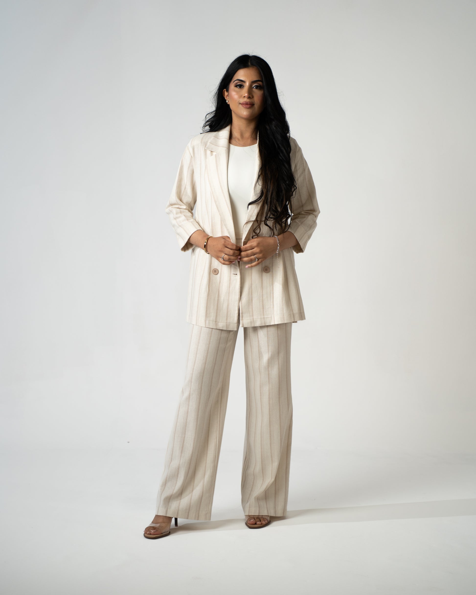 The Véra Set – Cotton & Linen Blend Co-Ord - Brand By BIBI