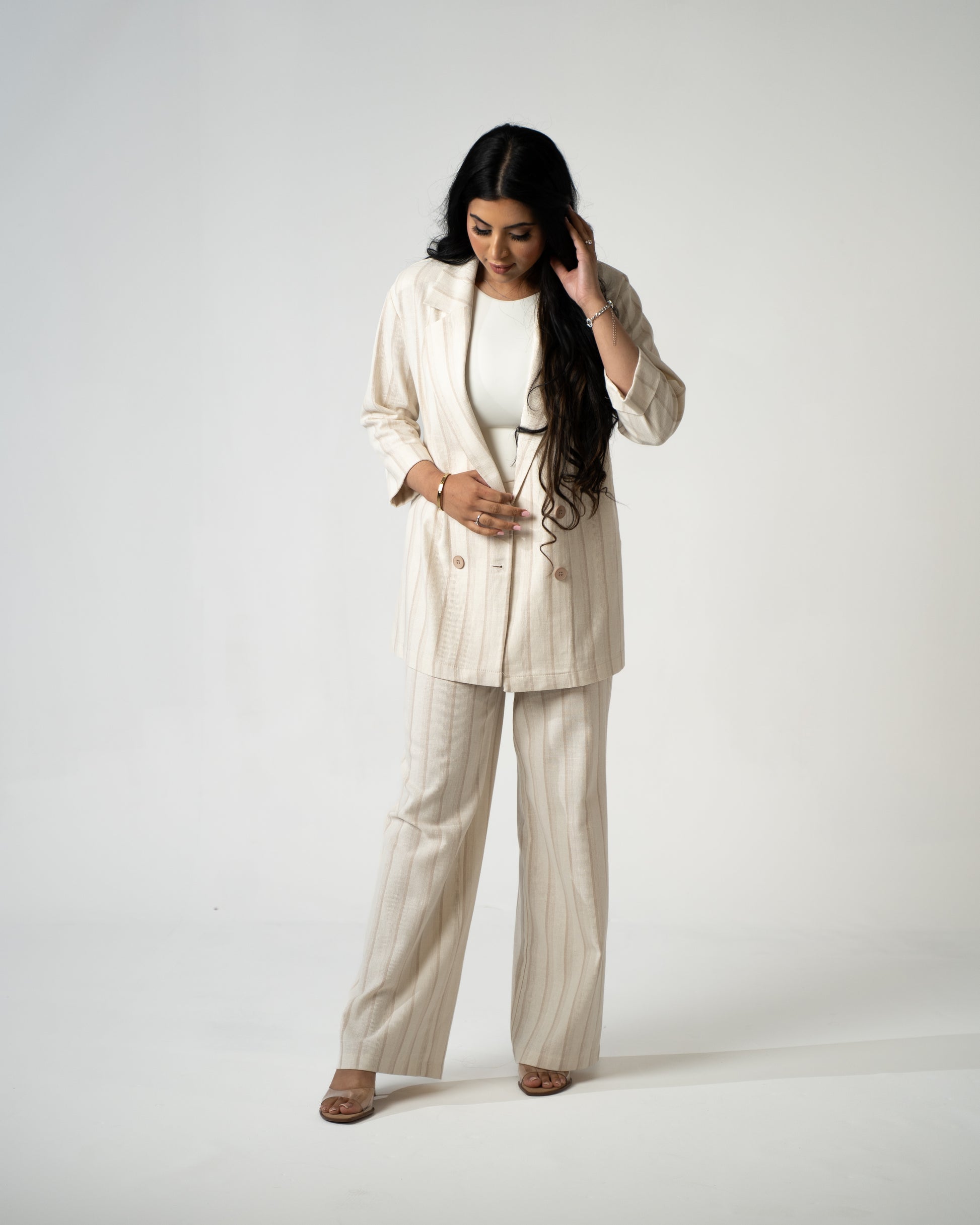 The Véra Set – Cotton & Linen Blend Co-Ord - Brand By BIBI