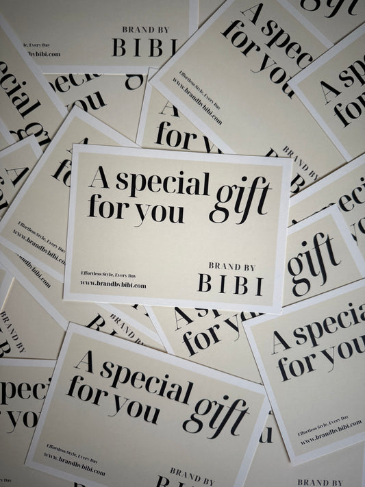 E-GIFT CARD (VIRTUAL) - Brand By BIBI
