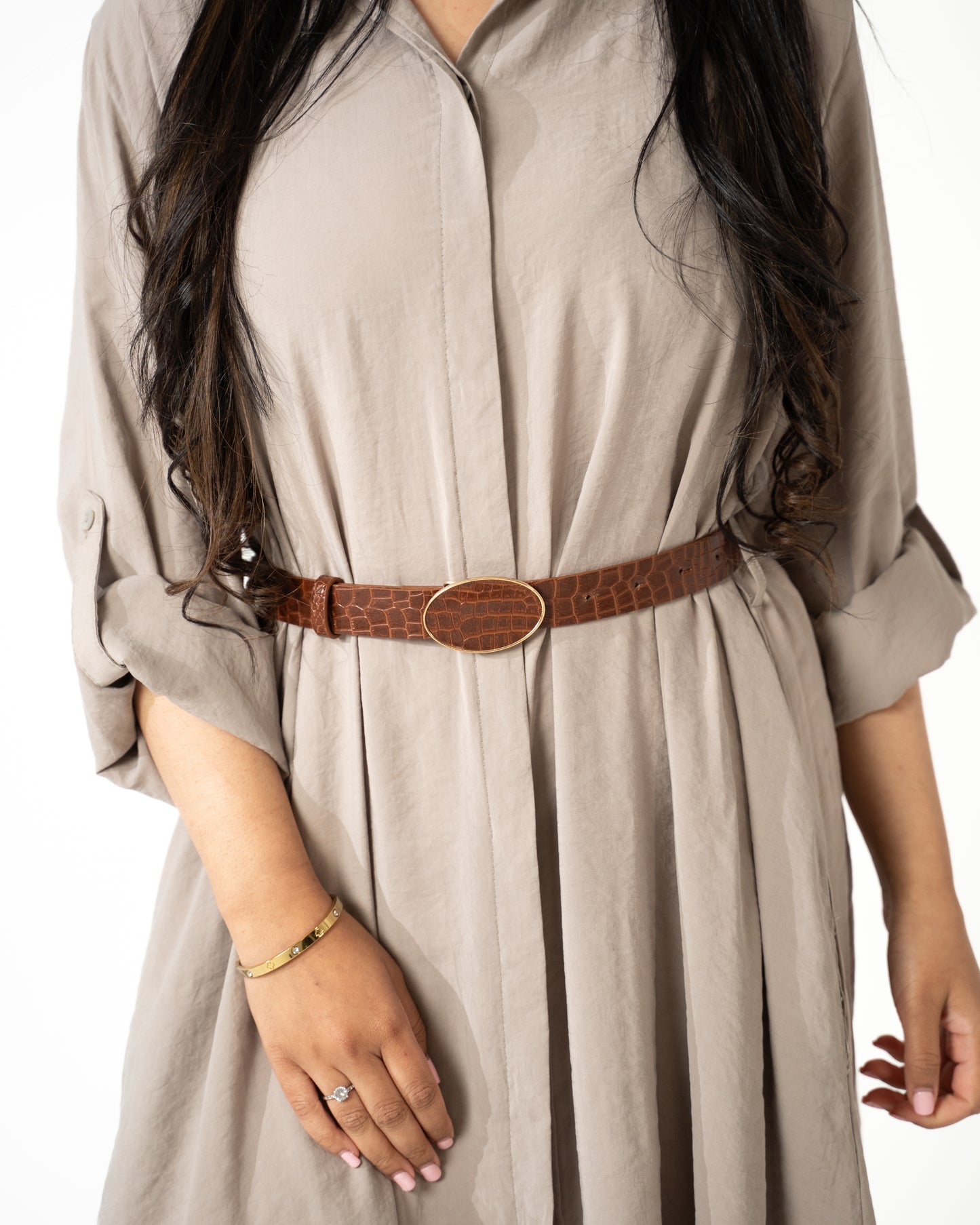 Sahara Modal Shirt Dress – Stone - Brand By BIBI