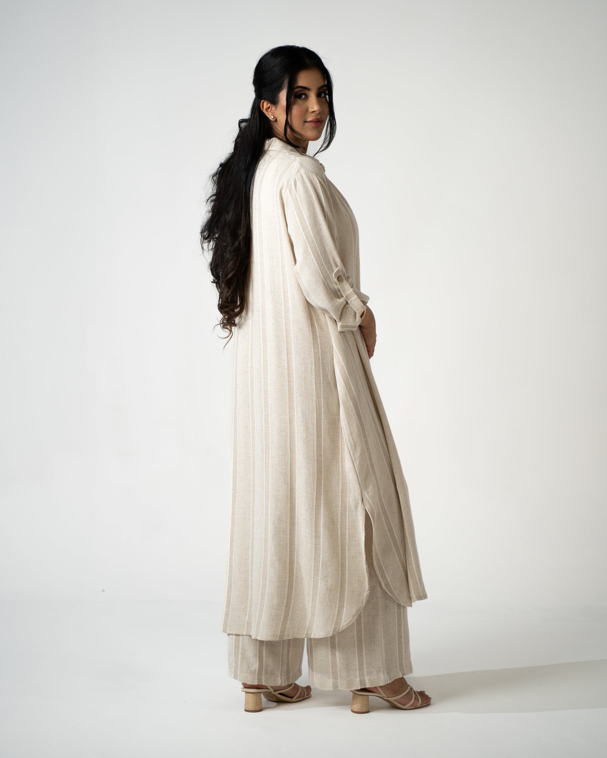Amal Set - Sand Dune (Striped) - Brand By BIBI