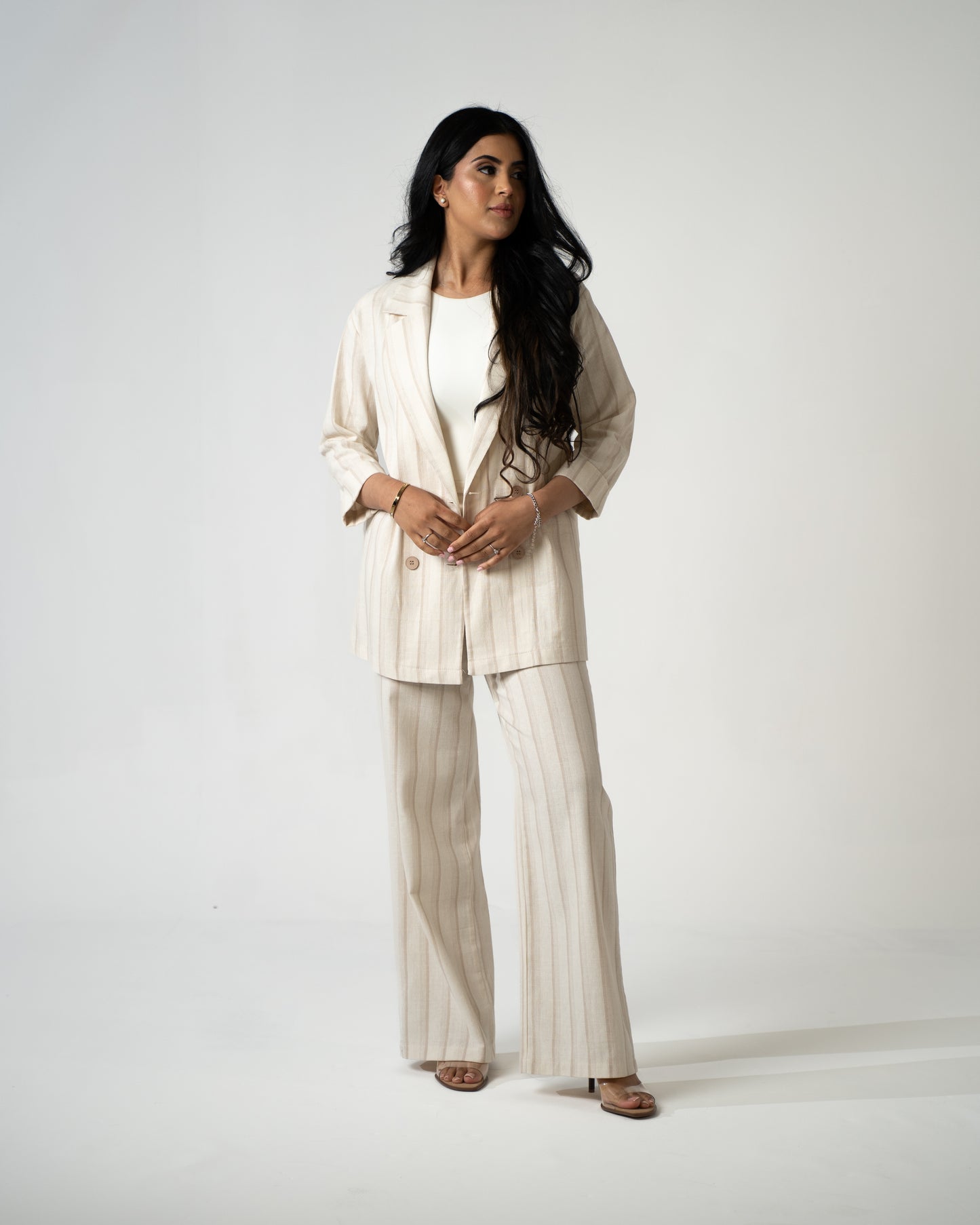 The Véra Set – Cotton & Linen Blend Co-Ord - Brand By BIBI