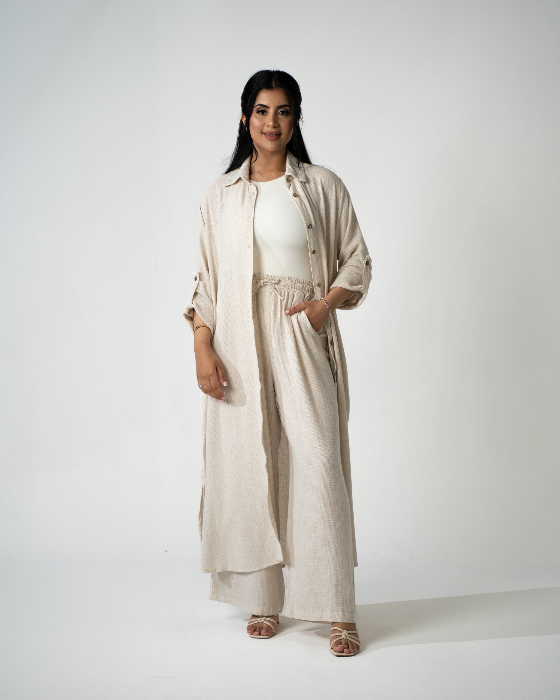 Amal Set - Sand (no stripes) - Brand By BIBI