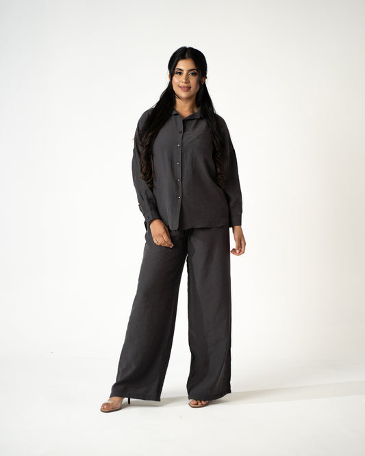 The Everyday Co-Ord Set – Modal Collection | Charcoal - Brand By BIBI