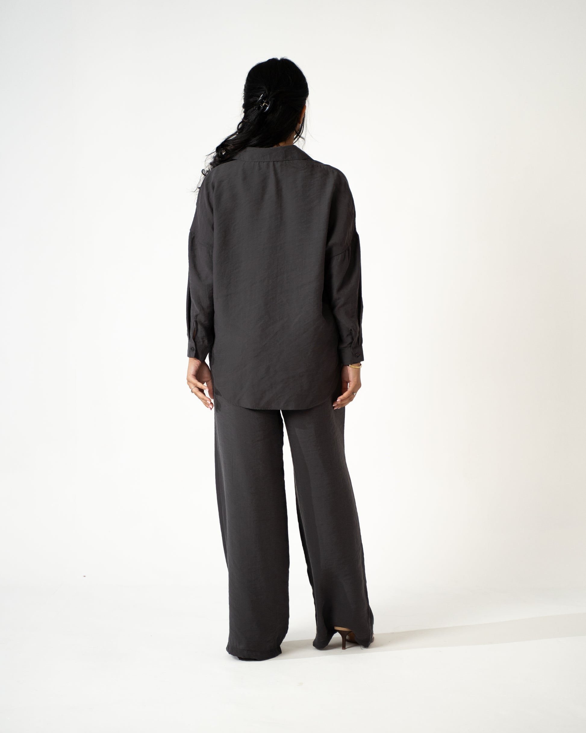 The Everyday Co-Ord Set – Modal Collection | Charcoal - Brand By BIBI