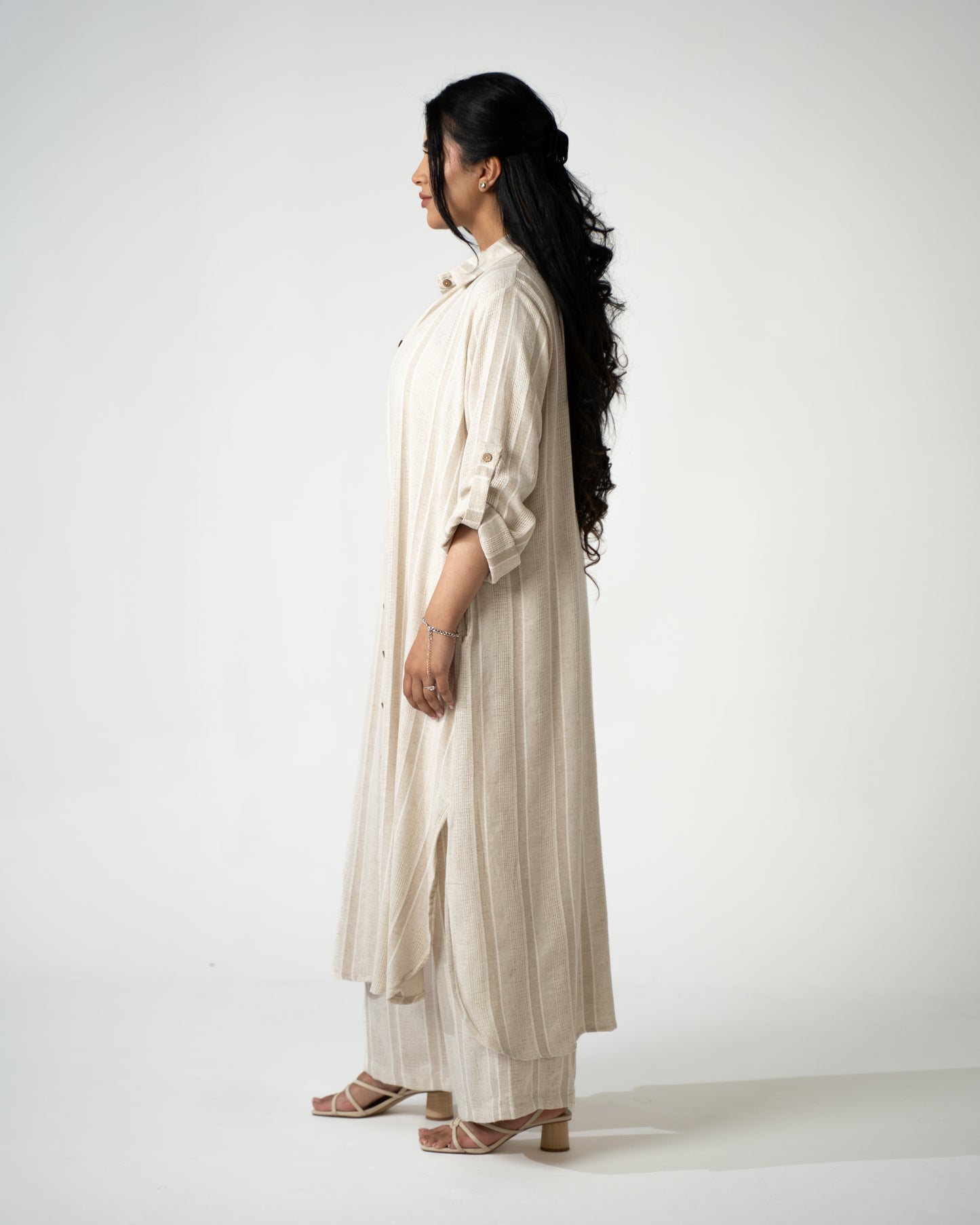 Amal Set - Sand Dune (Striped) - Brand By BIBI