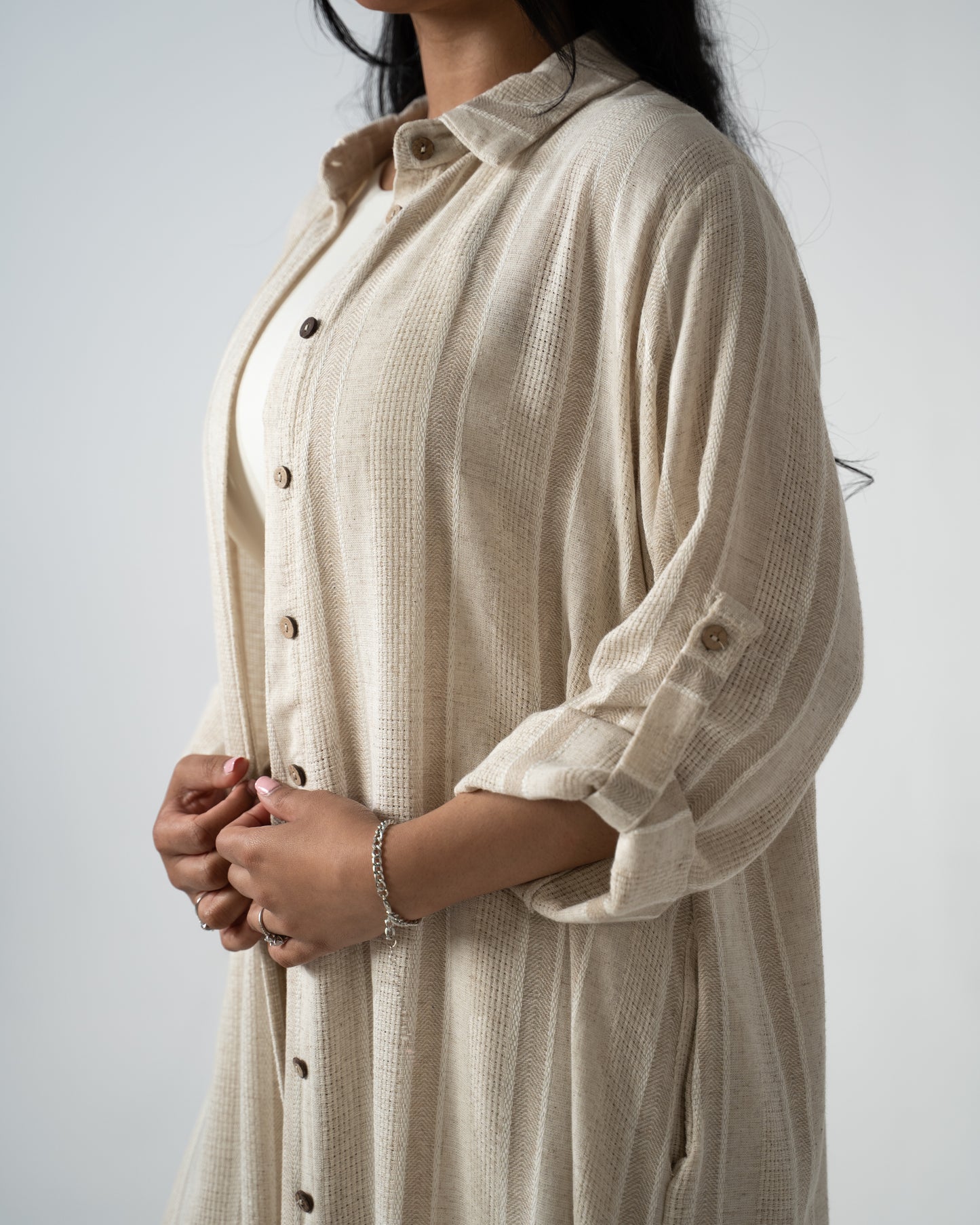 Amal Set - Sand Dune (Striped) - Brand By BIBI