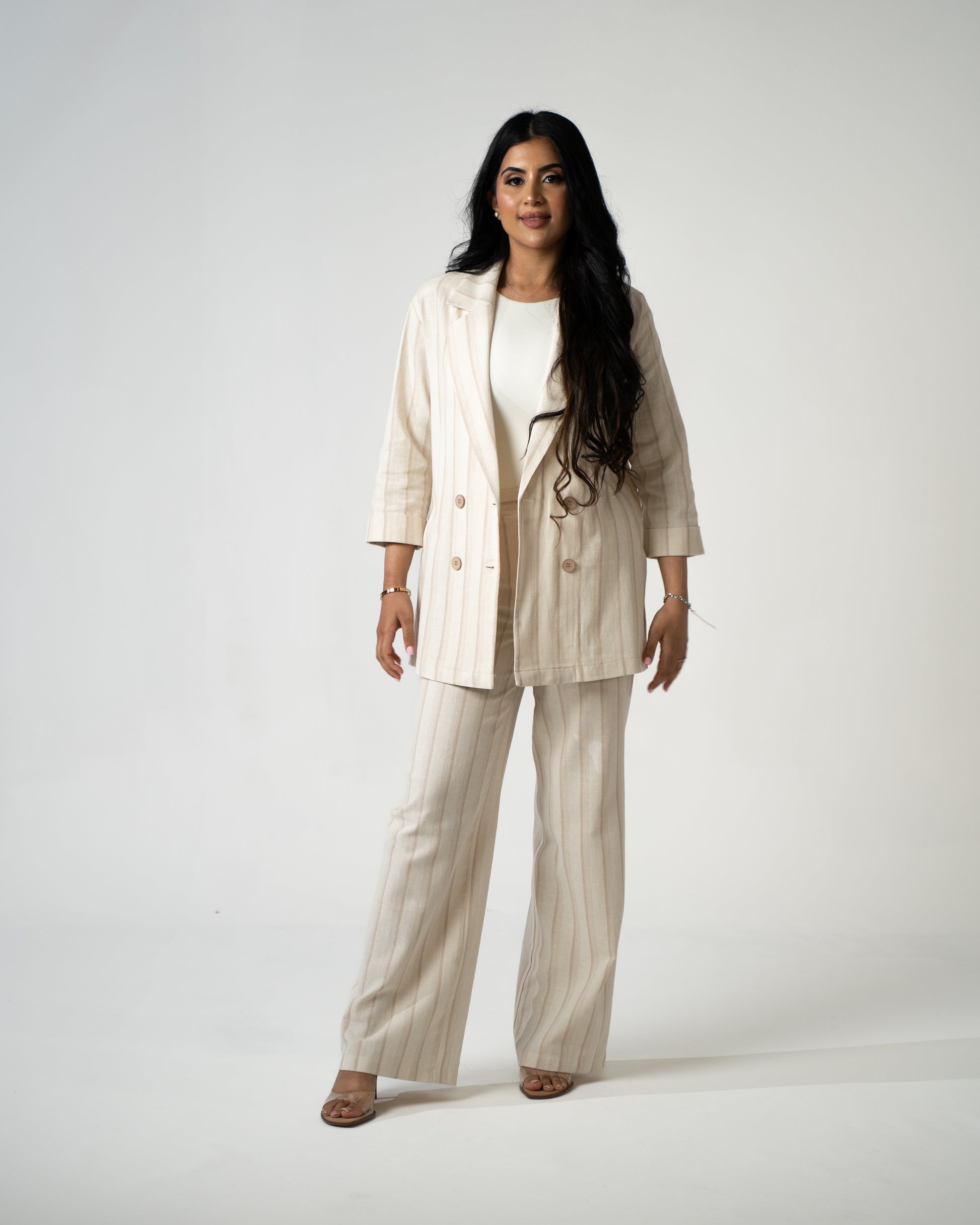The Véra Set – Cotton & Linen Blend Co-Ord - Brand By BIBI