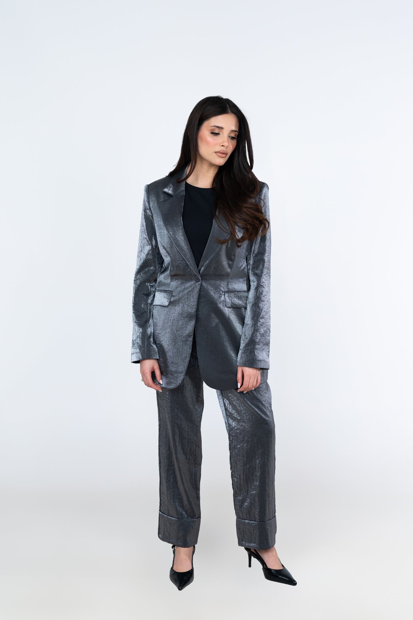 Longline Suit - Slate