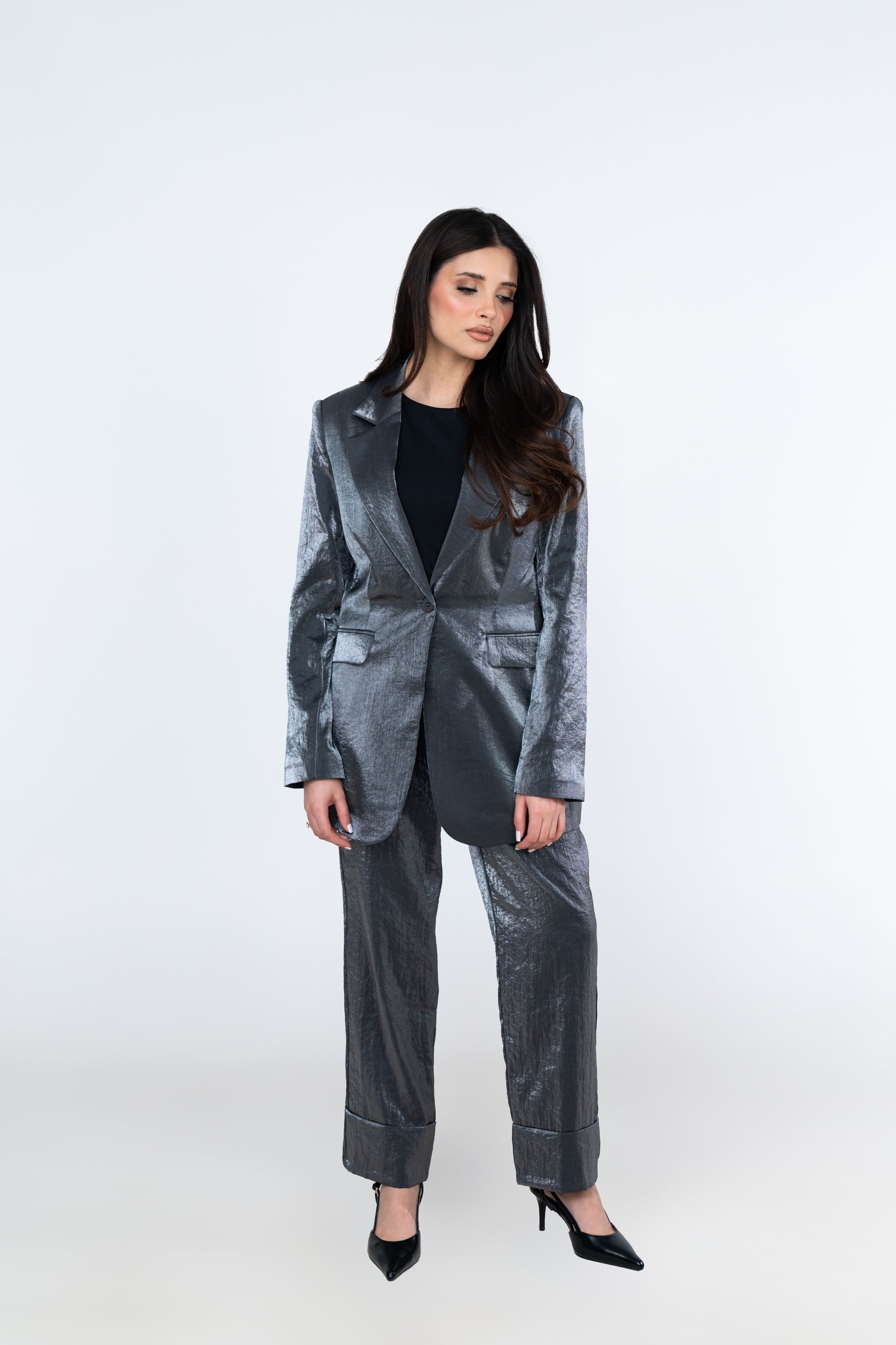 Longline Suit - Slate