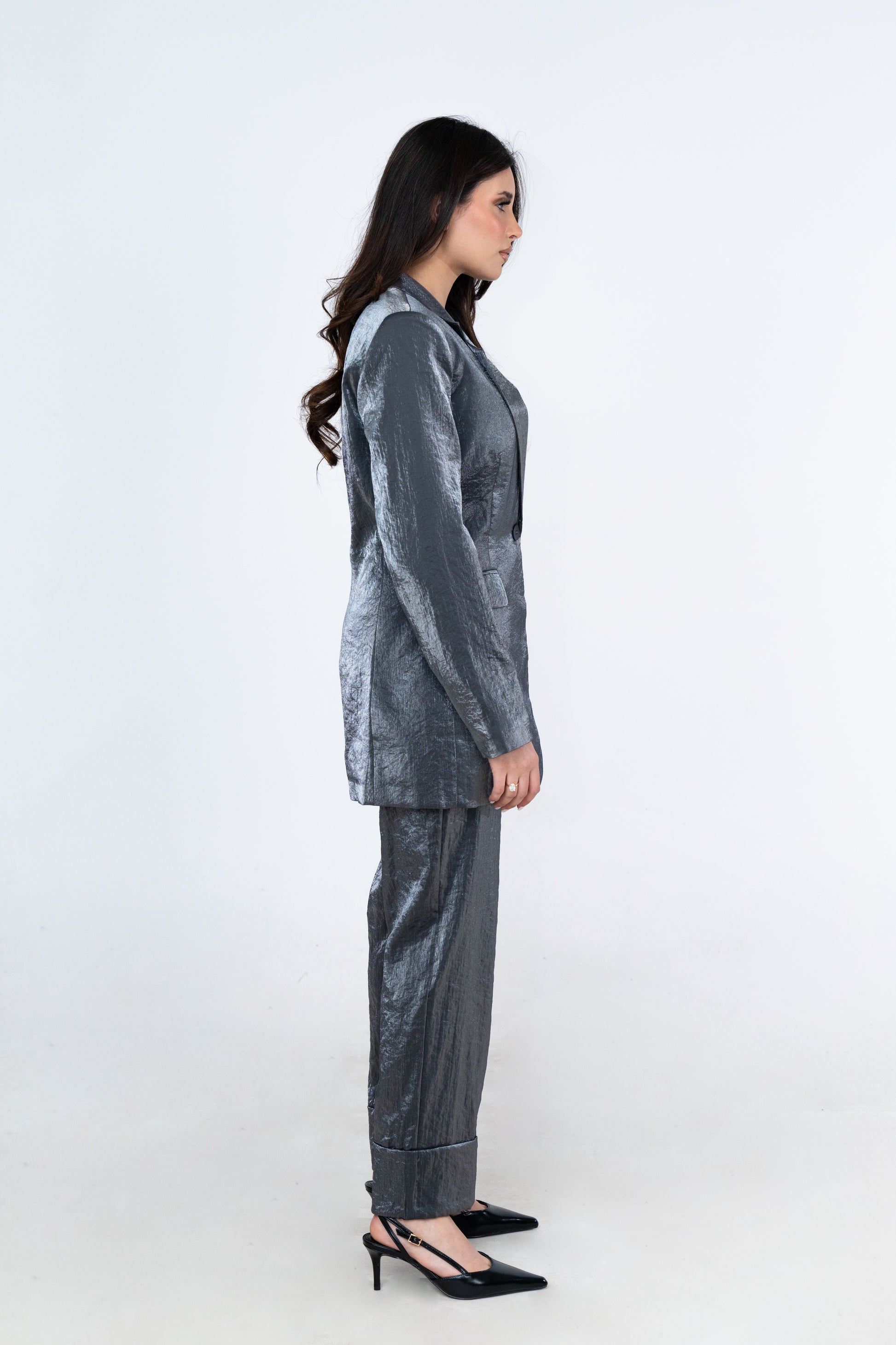 Longline Suit - Slate
