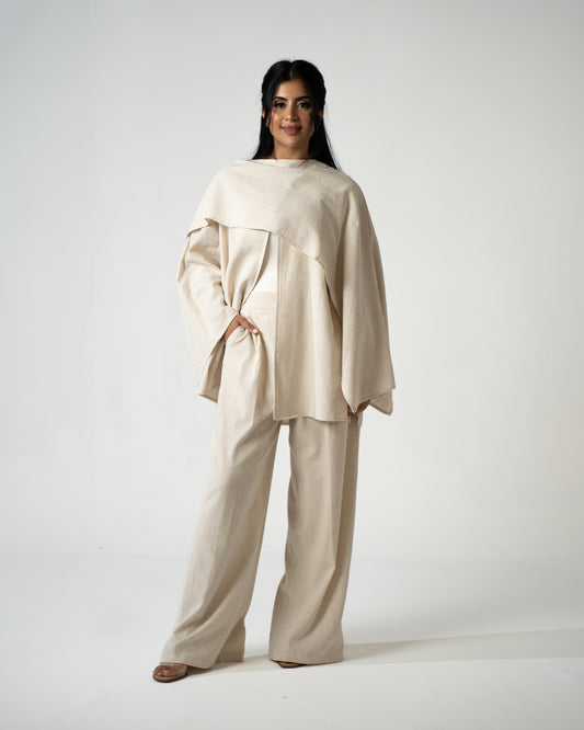 The Layali Co-Ord – Sandstone - Brand By BIBI