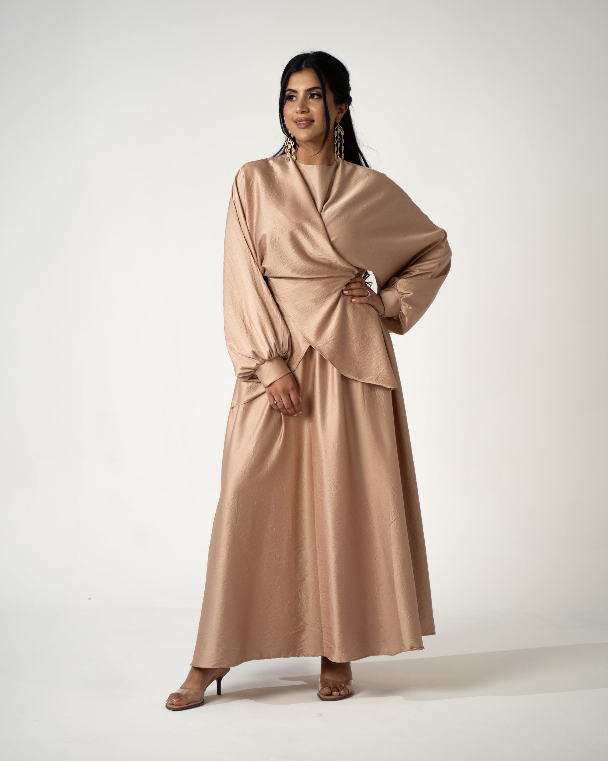 Selma Satin Set - Champagne - Brand By BIBI