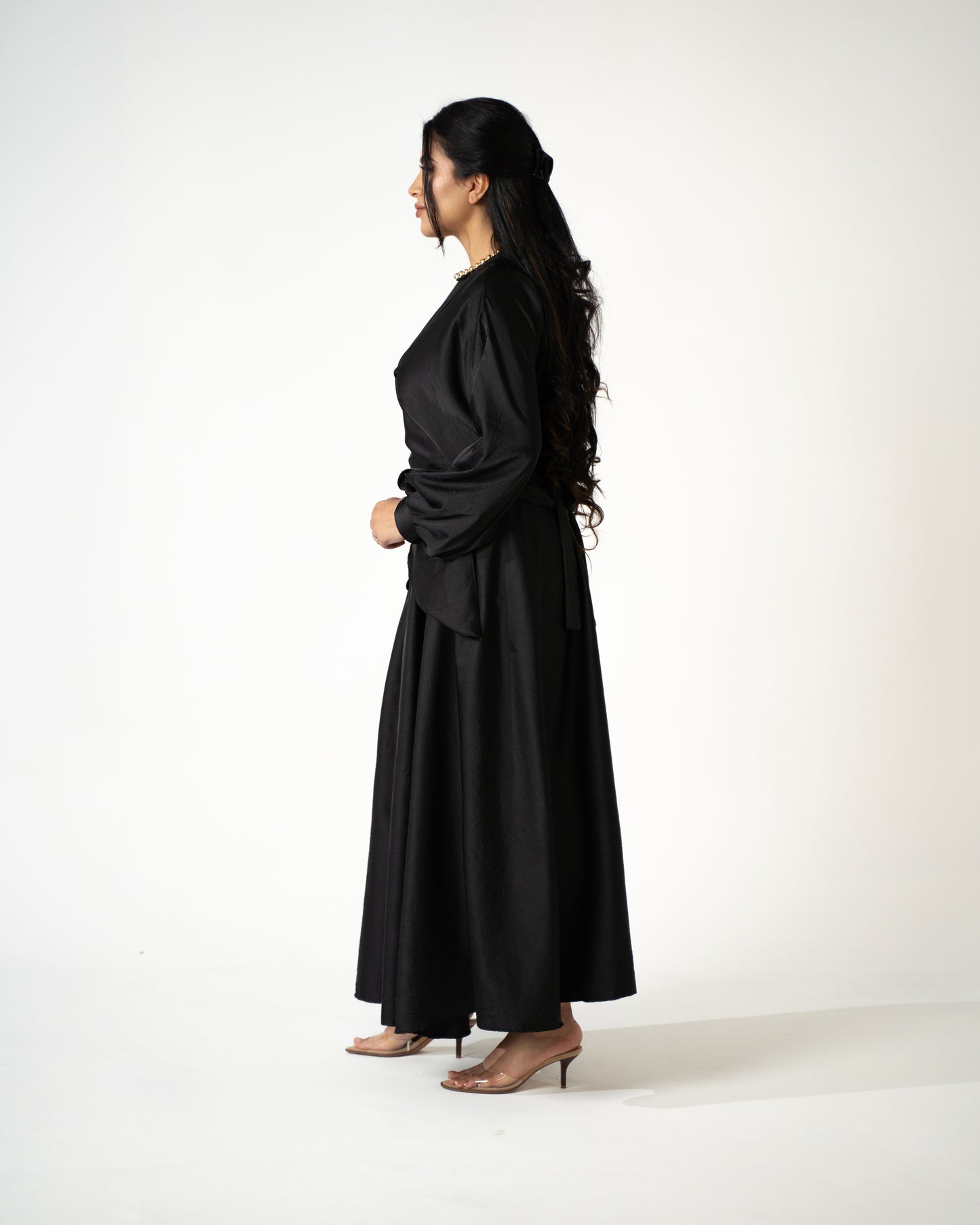 Selma Satin Set - Onyx - Brand By BIBI