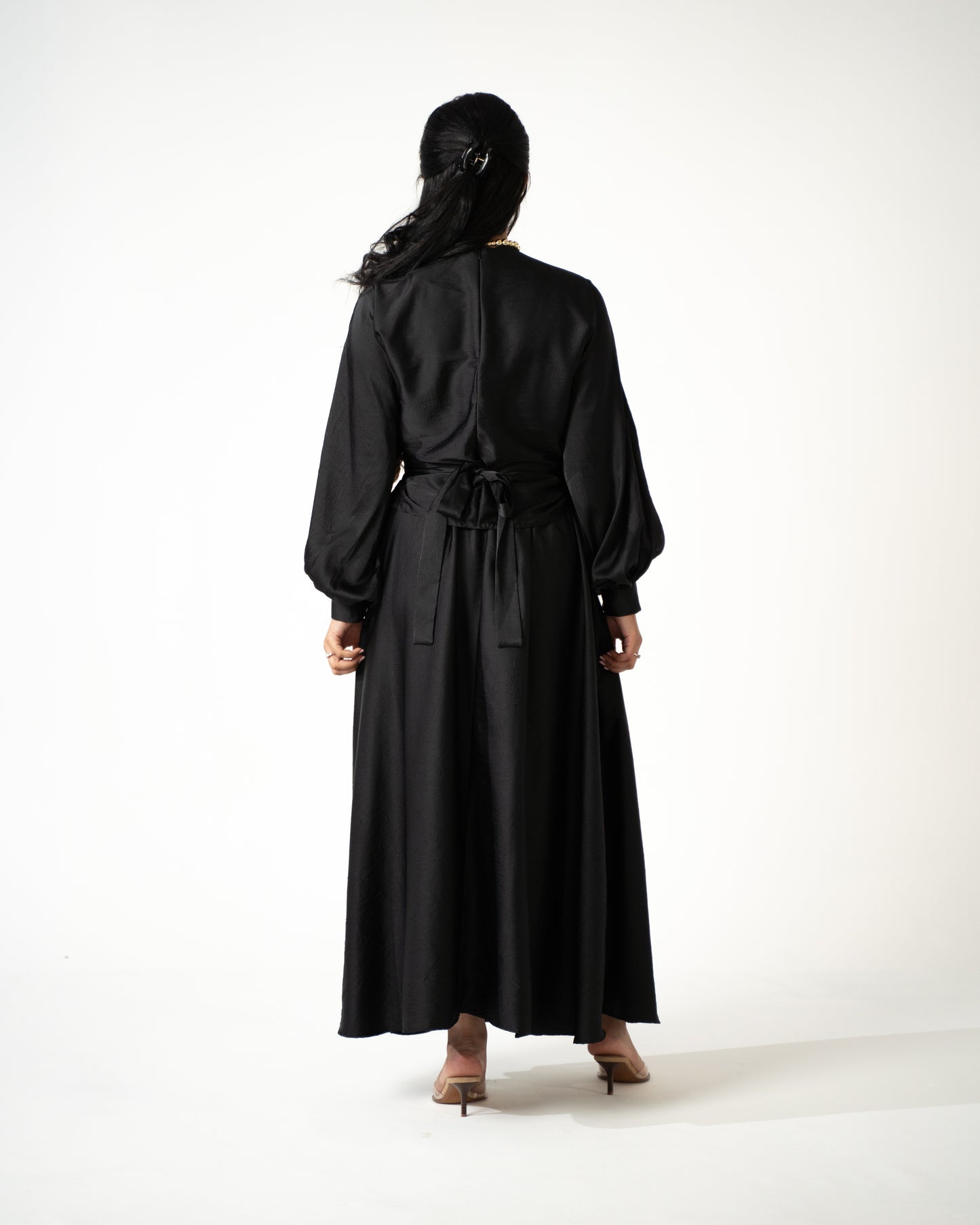 Selma Satin Set - Onyx - Brand By BIBI