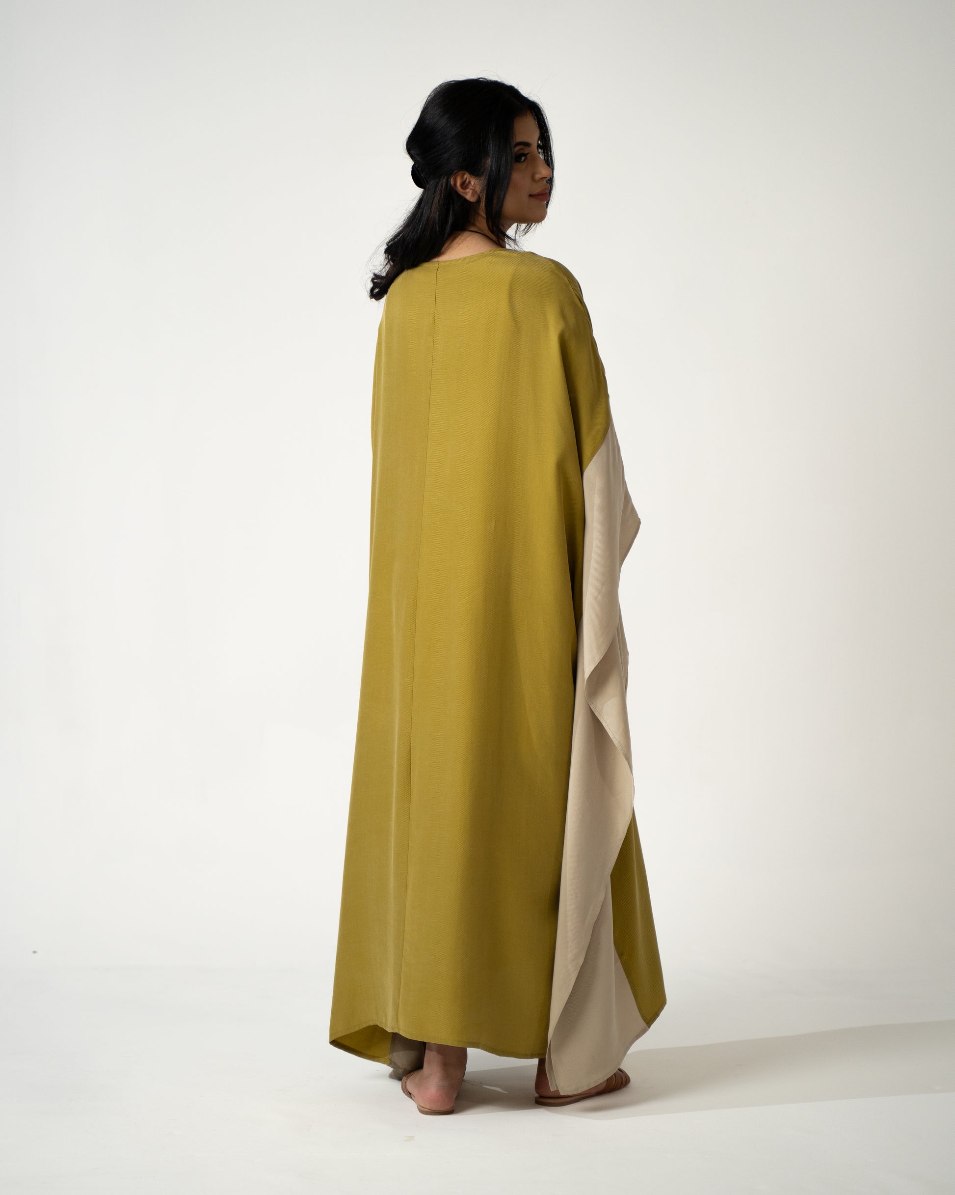 The Amira Kaftan – Olive Gold - Brand By BIBI