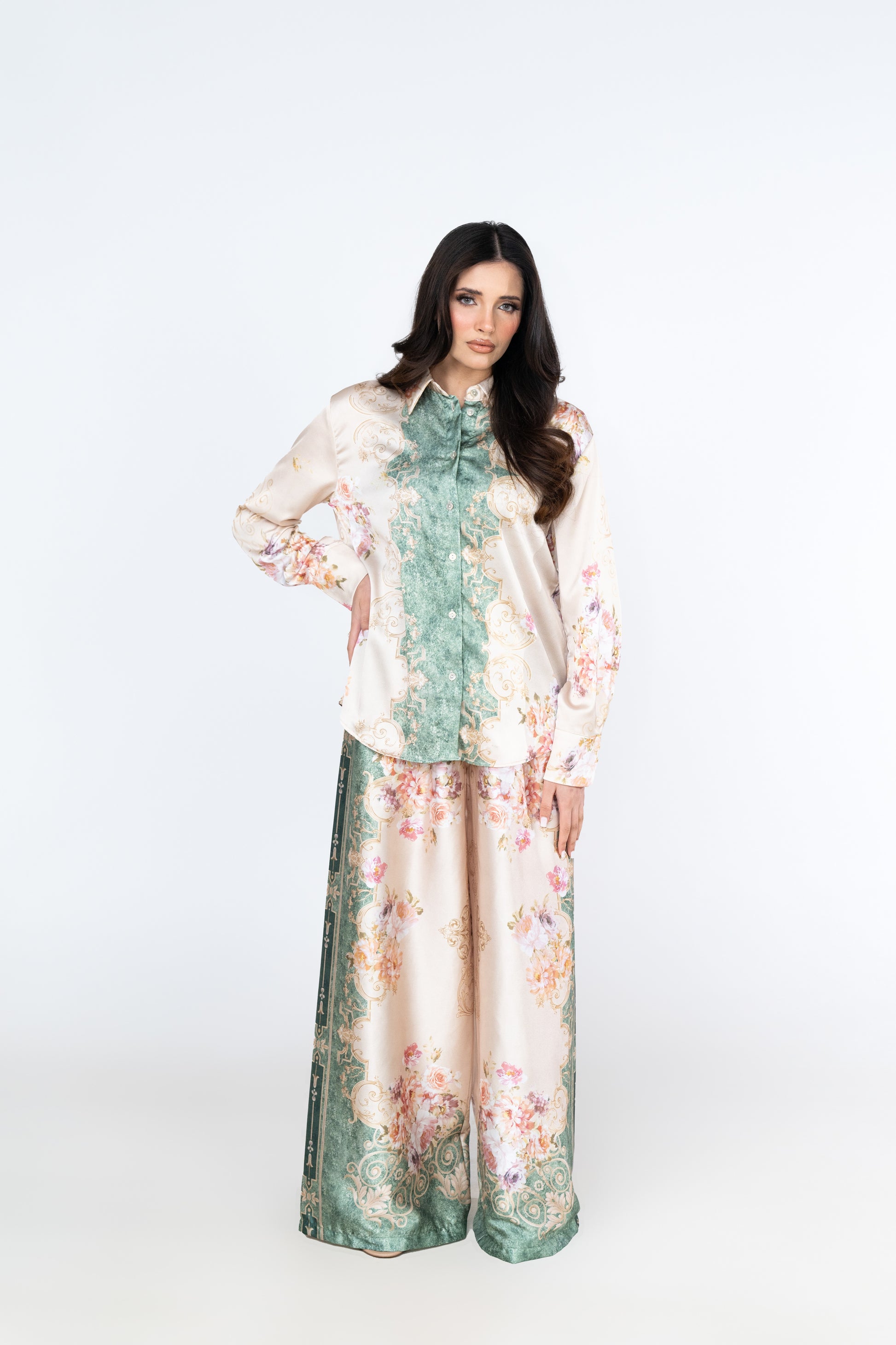 floral print co-ord